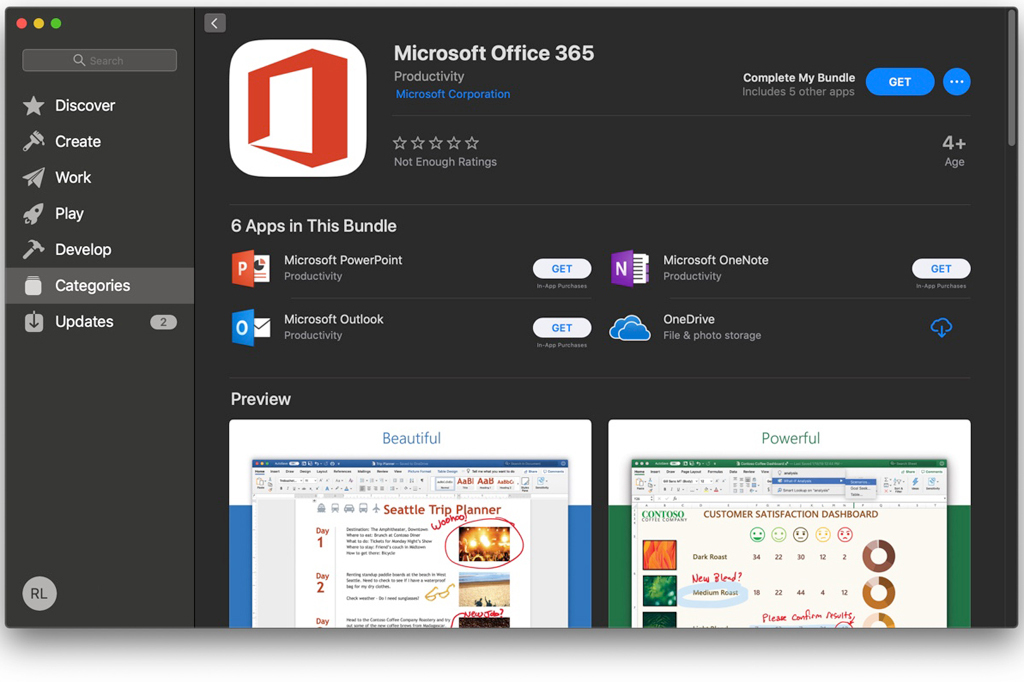 office 365 for mac updates